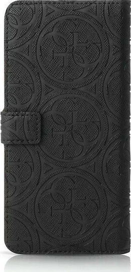 Guess 4G Heritage Book Caz carte până la 5.7" Negru