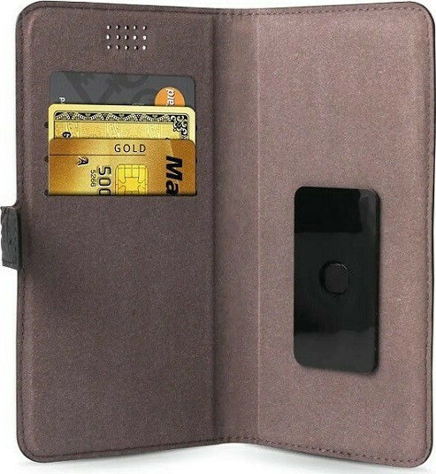 Guess 4G Heritage Book Caz carte până la 5.7" Negru