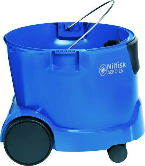 Nilfisk Aero 26-21 PC Σκούπα Υγρών / Στερεών 1250W με Πλαστικό Κάδο 25lt