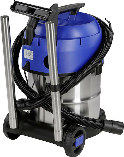 Nilfisk Multi II 22 Σκούπα Υγρών / Στερεών 1200W με Ανοξείδωτο Κάδο 22lt