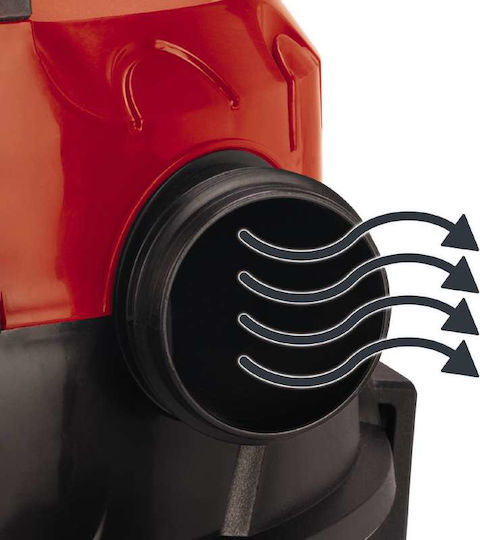 Einhell Tevc 1925 Sa Прахосмукачка За Течности / Твърди 800W с Неръждаема Стомана Контейнер 25лт