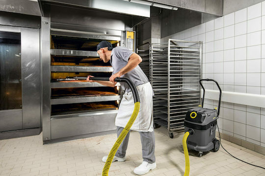 Karcher NT 40/1 Tact Bs Staubsauger Flüssigkeiten / Feststoffe 1380W mit Kunststoff Behälter 40Es