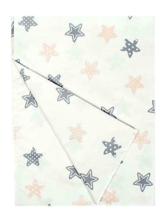 Dimcol Star Детски калъф за възглавница от 100% памук 50x70cm 103 Grey 1925813107310372