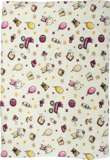 Dimcol Baby & Balloon Kids Cotton Pillowcase 50x70cm 01
