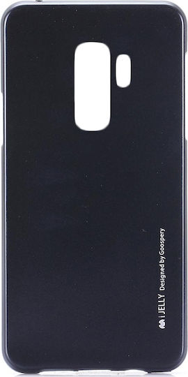 Mercury iJelly Back Cover Silicone Black (Galaxy S9+)