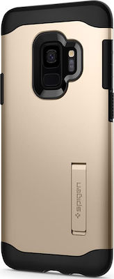 Spigen Slim Armor Umschlag Rückseite Kunststoff Gold (Galaxy S9) 592CS23185