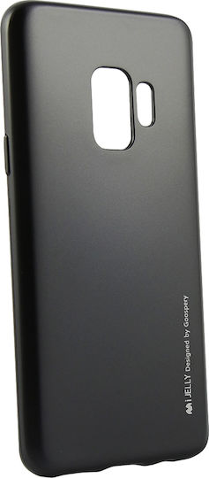 Mercury iJelly Back Cover Silicone Black (Galaxy S9+)