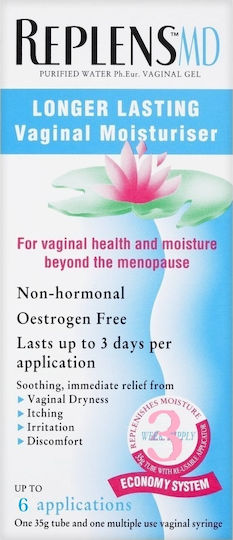 Wellcon MD Post-Menopause Vaginal Moisturiser Gel για Ενυδάτωση της Ευαίσθητης Περιοχής 3 x 6gr