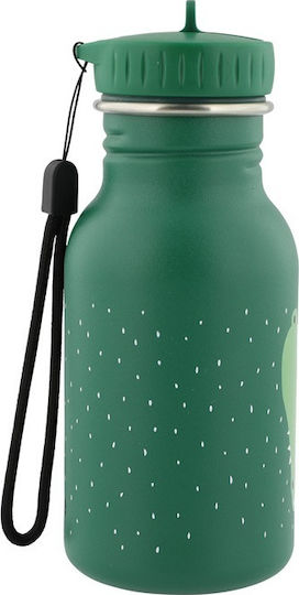 Trixie Mr. Crocodile Kids Water Bottle Stainless Steel with Screw Cap Green 350ml