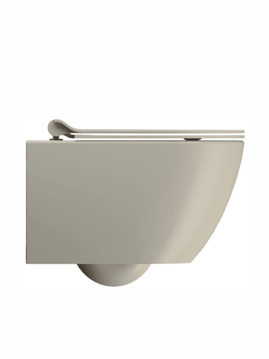 GSI Pura Swirl Flush 500- Λεκάνη Κρεμαστή με Slim Κάλυμμα Soft Close Creta GSI Pura Swirl Flush 500- Λεκάνη Κρεμαστή με Slim Κάλυμμα Soft Close Creta