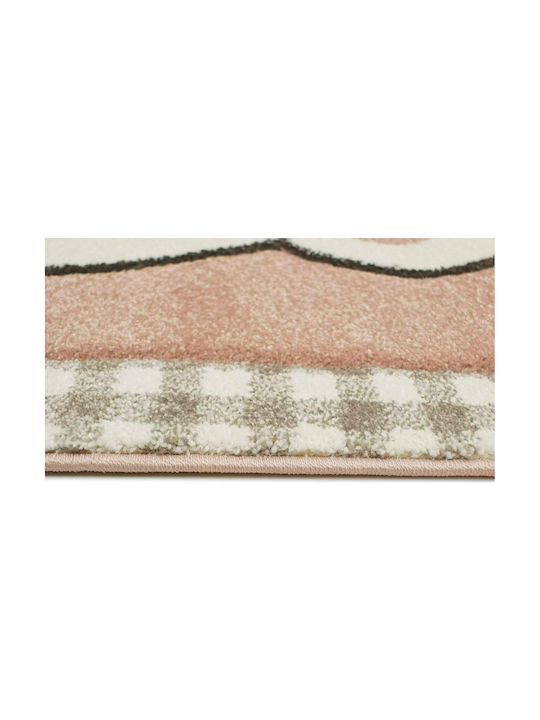 Tzikas Carpets 18648-055 Kinder Teppich Rosa 133x190cm Dicke 13mm