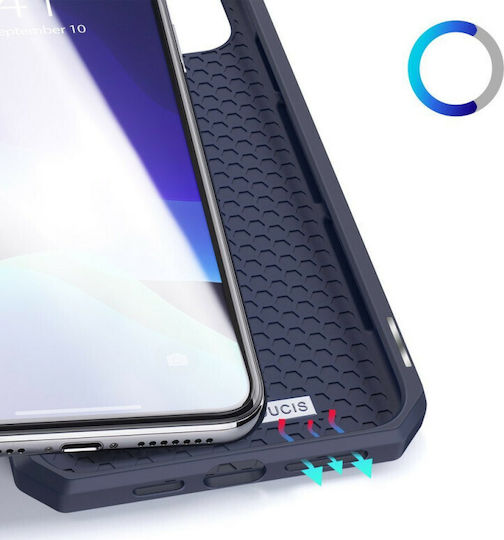 Dux Ducis Skin X Book Δερματίνης Navy Μπλε (iPhone 11 Pro)