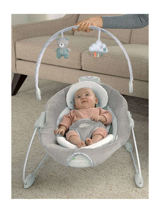 Ingenuity Ηλεκτρικό Relax Μωρού DreamComfort SmartBounce με Μουσική και Δόνηση Pemberton για Παιδί έως 9kg