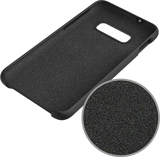 Forcell Back Cover Silicon Negru (Galaxy S10)