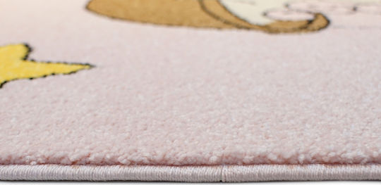 Pic Kinder Teppich Einhorn Rosa 120x180cm