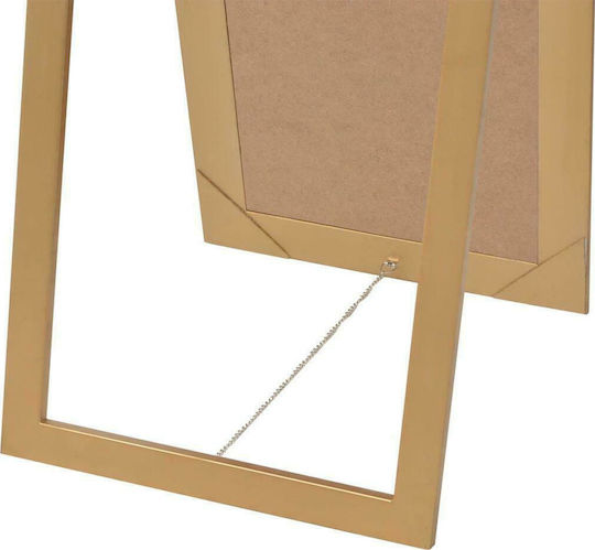 vidaXL Καθρέπτης με Χρυσό Ξύλινο Πλαίσιο 160x40cm