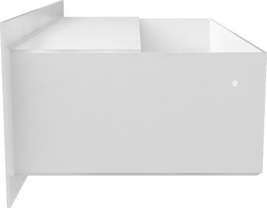 Kratki Ορθογώνια Περσίδα Τζακιού 40x9cm Λευκή