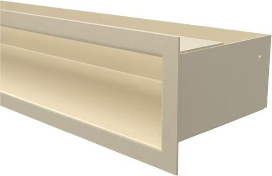 Kratki LUFT/9/100/45S/Κ Ορθογώνια Περσίδα Τζακιού 100x9cm Μπεζ