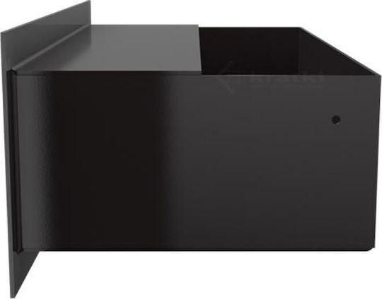 Kratki Perdea de aer pentru șemineu dreptunghiulară Perdea de aer pentru șemineu 40x9cm Negru