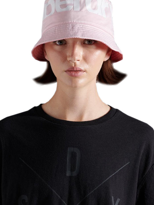 Superdry Γυναικείο Καπέλο Bucket Ροζ