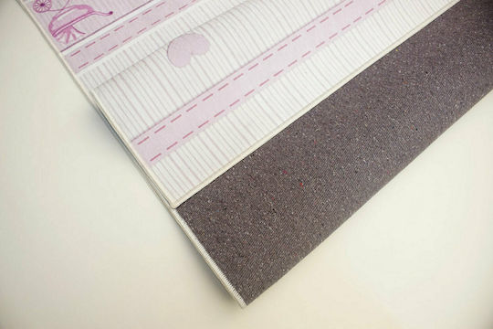 Tzikas Carpets 73013-021 Παιδικό Χαλί Καρδιές Ροζ 160x230cm