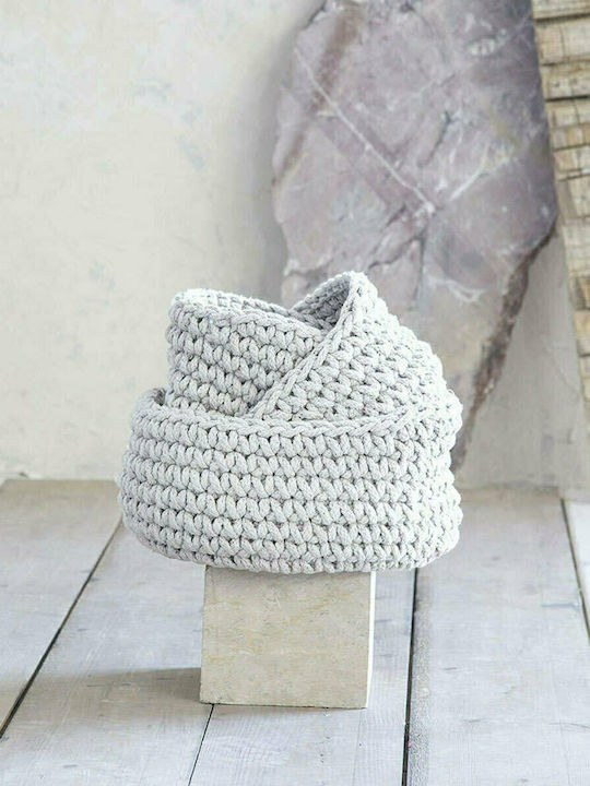 Nima Coș decorativ Tesatura Panier Ivory 28x28x15buc