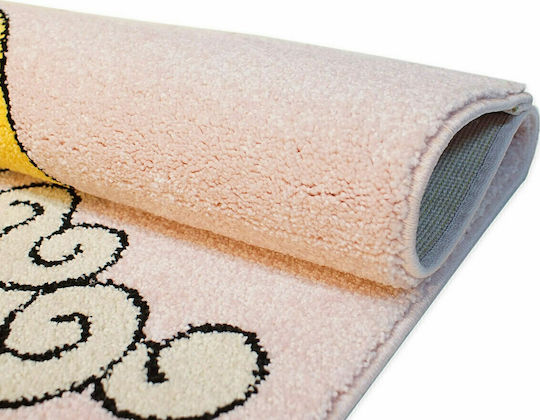 Pic Kinder Teppich Einhorn Rosa 160x230cm
