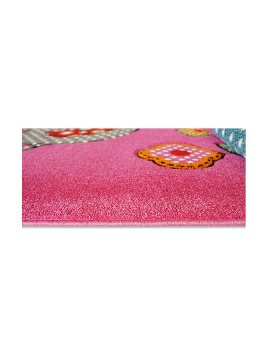 Tzikas Carpets 21077-055 Παιδικό Χαλί Φούξια 160x230cm Πάχους 13mm