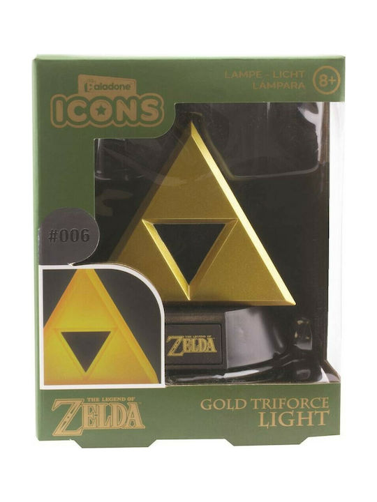 Paladone Παιδικό Διακοσμητικό Φωτιστικό The Legend of Zelda Triforce Χρυσό