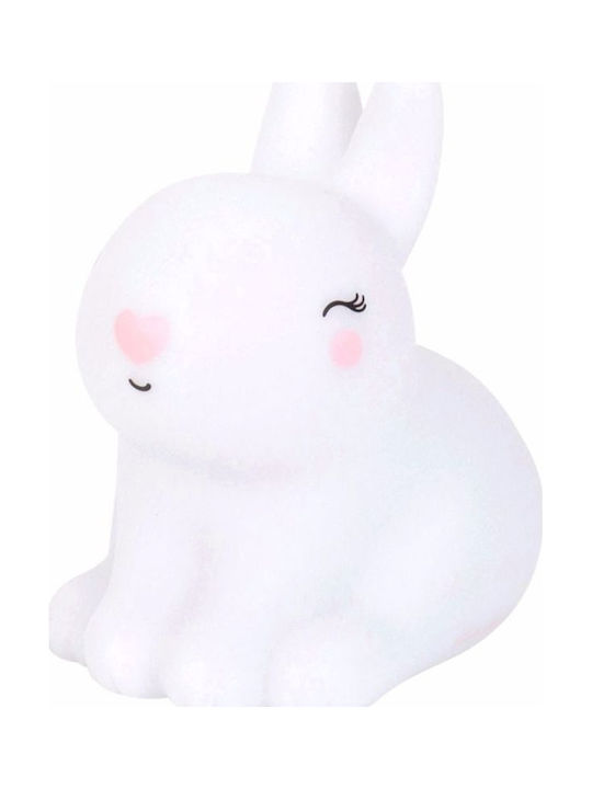 A Little Lovely Company Led Παιδικό Διακοσμητικό Φωτιστικό Bunny με Εναλλαγές Χρωματισμών Λευκό A Little Lovely Company Led Παιδικό Διακοσμητικό Φωτιστικό Bunny με Εναλλαγές Χρωματισμών Λευκό