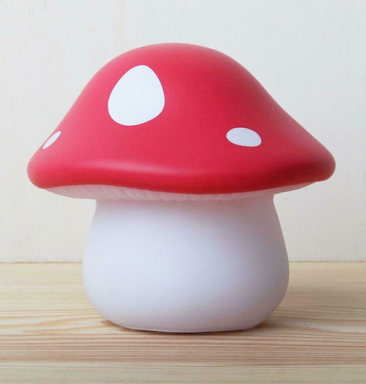 A Little Lovely Company Lumini LED Lampă decorativă pentru copii Mushroom Roșu