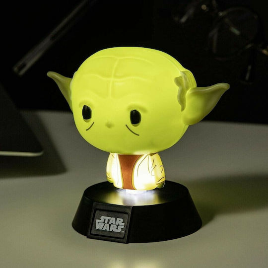 Paladone Kids Decorative Lamp Star Wars Yoda Green 10εκ.