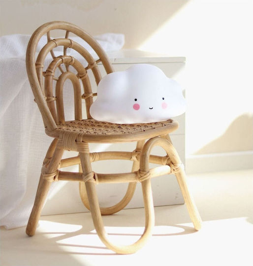 A Little Lovely Company Led Kids Decorative Lamp Cloud with Color Changes White 14.6x13.2x24.5εκ.