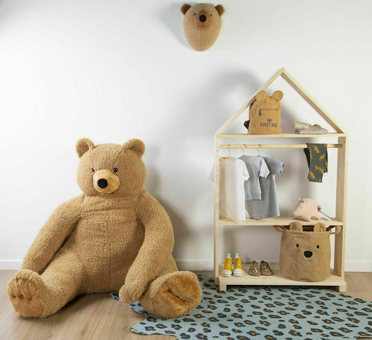Childhome Kids Decorative Animal Bust Animals Brown made of Fabric Teddy Bear 29x20x31εκ.