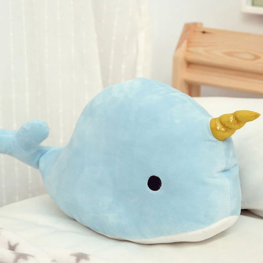 Kiokids Crib Decorative Pillow Unicorn Light Blue 45x17cm