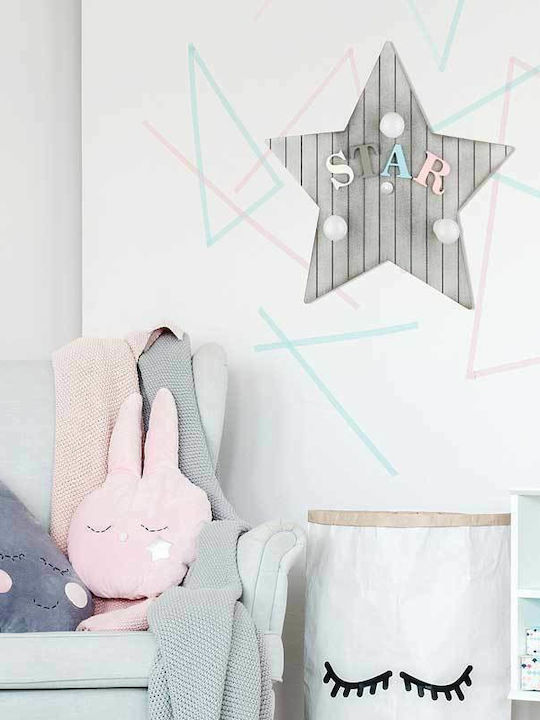Nowodvorski Παιδικό Φωτιστικό Τοίχου Ξύλινο Toy Star