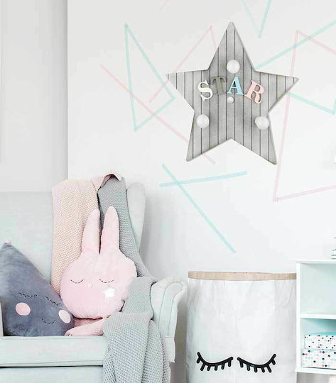Nowodvorski Wooden Kids Wall Light Toy Star