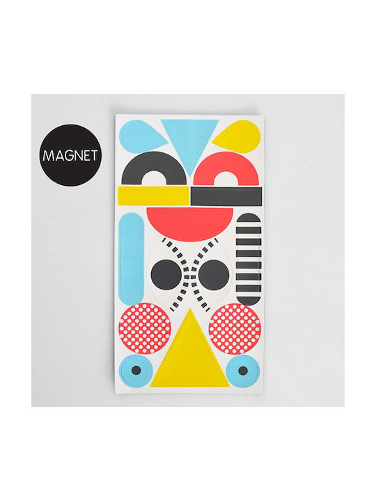 Tresxics Metallic Kids Wall Mounted Hanger with One Hook Happy White 22x22cm
