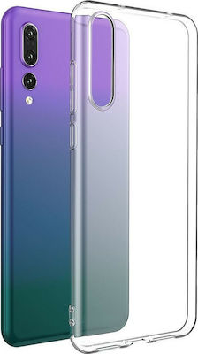 Hurtel Back Cover Σιλικόνης 0.5mm Διάφανο (Huawei P30)