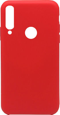 Soft Touch Silicone Back Cover Red (Huawei P30 Lite)