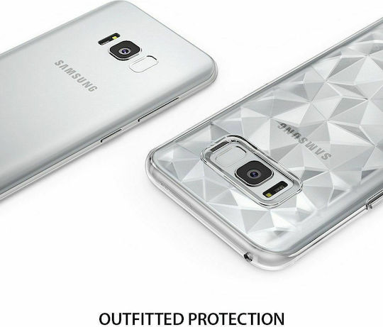 Ringke Air Prism Umschlag Rückseite Silikon Transparent (Galaxy S8)
