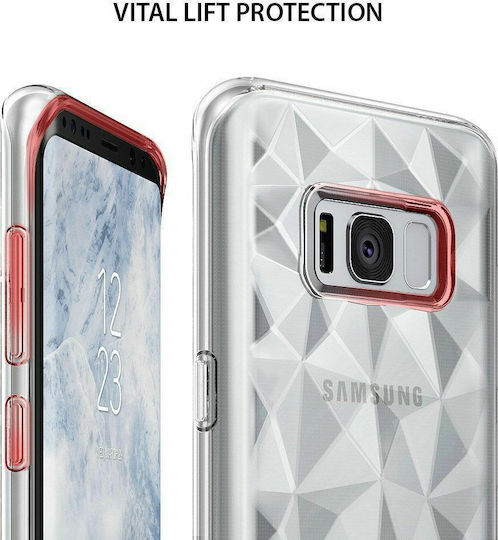 Ringke Air Prism Umschlag Rückseite Silikon Transparent (Galaxy S8)