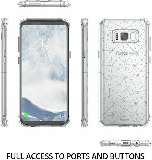 Ringke Air Prism Umschlag Rückseite Silikon Transparent (Galaxy S8)
