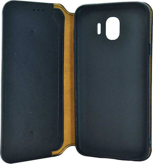 Powertech Book Δερματίνης Μαύρο (Galaxy J4)