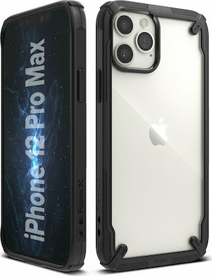 Ringke Fusion X Back Cover Πλαστικό / Bumper Σιλικόνης Μαύρο (iPhone 12 Pro Max)