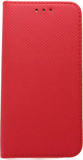 Senso Smart Magnet Book Δερματίνης Κόκκινο (Huawei P10 Lite)