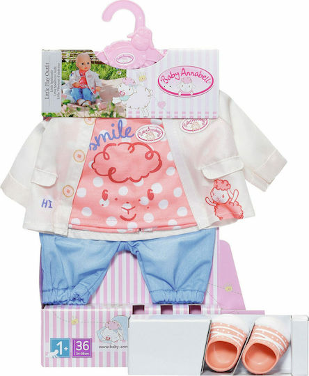 ZAPF Creation Accessories Baby Annabell Little Play Outfit for 1+ Years 704127