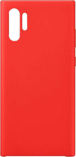 Back Cover Silicone Red (Galaxy Note 10+)