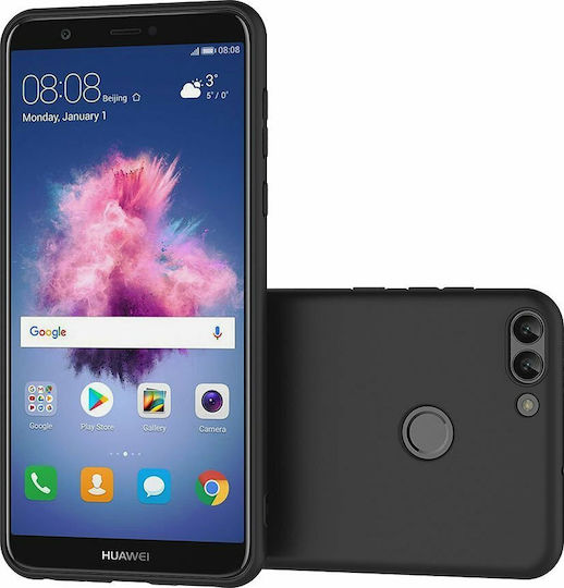 Forcell TPU Задна корица Силикон 0.3мм Черен (Huawei P Smart)