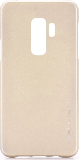 Mercury iJelly Back Cover Σιλικόνης Χρυσό (Galaxy S9+)